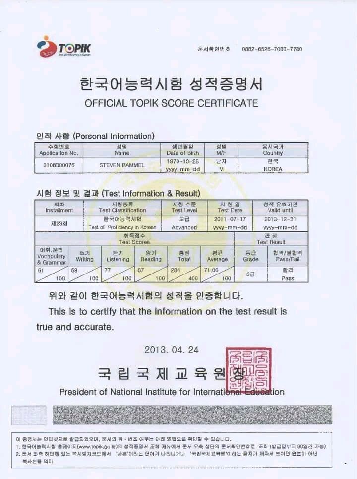 TOPIK-certificaat - uw sleutel tot de Koreaanse taal en cultuur